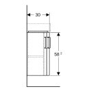 Geberit 862132000 Renova Compact US 42,5cm f&uuml;r Eck-HWB