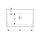 Geberit 124078000 iCon Lavabo, 75x48,5cm