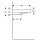 Geberit 124078600 iCon Waschtisch, 75x48,5cm