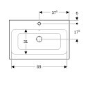 Keramag 124575600 iCon Aufsatzwaschtisch, 750x485mm