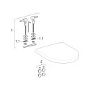 Geberit 571044000 Renova Comprimo WC-Sitz, wei&szlig;