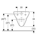 Geberit 208570000 Renova Comfort Wand-WC Tiefsp&uuml;ler