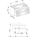 KEUCO 31572180100 Waschtischunterbau Edition 400 31572,