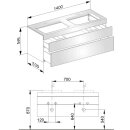 KEUCO 31574110100 Waschtischunterbau Edition 400 31574,