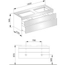 KEUCO 31574720000 Waschtischunterbau Edition 400 31574,