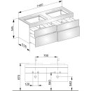 KEUCO 31575110100 Waschtischunterbau Edition 400 31575,