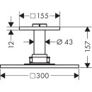 AXOR 35316000 Kopfbrause 300/300 1jet Axor