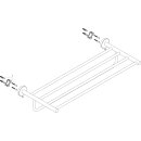 Hansgrohe 41720000 Handtuchablage mit Badetuchhalter