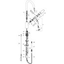 Hansgrohe 71800000 Mitigeur d&eacute;vier 220 Douchette coulissante