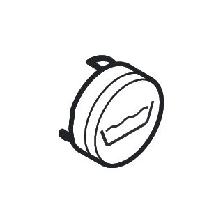 HANSGROHE 93577610 Druckknopf Axor Symbol Wanne schwarz