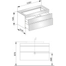 KEUCO 31582140000 Waschtischunterbau Edition 400 31582,