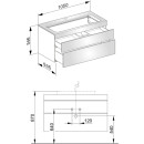 KEUCO 31582710100 Waschtischunterbau Edition 400 31582,