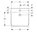 Geberit 258557000 Renova Comfort WT barrierefrei