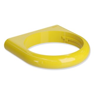 HEWI holder, Series 477, depth 140 mm mustard yellow