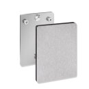 HEWI mounting plate with cover, polished for mobile HEWI FSR jet black