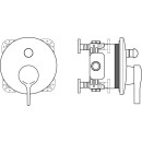 Ideal Standard A4720AA Badearmatur UP MELANGE, Bausatz 2,