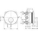 Ideal Standard A4719AA Brausearmatur UP MELANGE, Bausatz 2,