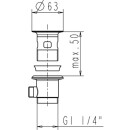 Ideal Standard h96010101a4 OUIDO Gobelet, or