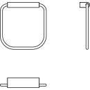 Ideal Standard a9101aaa Anneau porte-serviettes connect