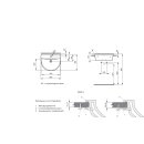 Ideal Standard e7978ma Raccord lavabo &agrave; encastrer connect 550mm