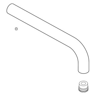 Ideal Standard a962274aaa Sortie simplement u, d:19mm, 196mm,