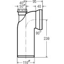 VIEGA 110291 WC Anschlussbogen 90 Grad 3811.1