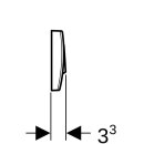 Geberit 115333111 300T BetPl., f&uuml;r Sp&uuml;l-Stopp-Sp.