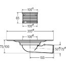 VIEGA 557072 Balkon-/Terrassenablauf 4943.2