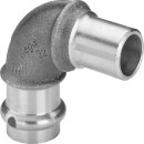 VIEGA 191221 Bogen 90 Grad mit SC Sanpress