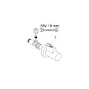 Hansgrohe 13954820 Vanne d&eacute;querre nickel bross&eacute; avec bo&icirc;tier