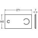 Viega 615895 WC Bet&auml;tigungsplatte 8352.11