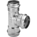 VIEGA 486570 T-St&uuml;ck mit SC Sanpress Inox G