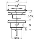 VIEGA 492670 Schaftventil 5438 in G1 1/4x63