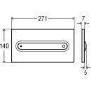 Viega 597108 wc Plaque dactionnement Visign