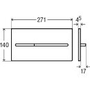 VIEGA 598464 WC Bet&auml;tigungsplatte Visign