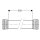 Geberit 390414141 Silent-PP Rohr mit zwei Muffen