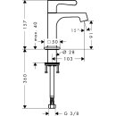 Hansgrohe 34130000 Standventil Axor Citterio M f&uuml;r