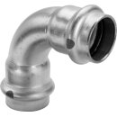 Viega 664695 Bogen 90 Grad mit SC Sanpress Inox