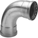 VIEGA 664718 Coude 90 degr&eacute;s avec SC Sanpress Inox