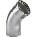 Viega 665067 Bogen 45 Grad mit SC Sanpress Inox