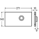 VIEGA 671839 WC Bet&auml;tigungsplatte Visign