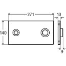VIEGA 672065 WC Bet&auml;tigungsplatte Visign