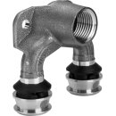 VIEGA 678463 Coude double avec SC Raxofix