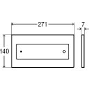 Viega 687854 WC Bet&auml;tigungsplatte Visign