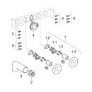 Geberit 111774001  Duofix Traverse f&uuml;r Standarmatur,