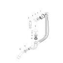 Hansgrohe 58143000 Ab-u.&Uuml;berlaufgarnitur Flexaplus