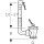 Geberit 152730111 Sp&uuml;lbeckenanschluss mit &Uuml;berlauf