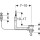 Geberit 152929201  Sp&uuml;lbeckenanschluss mit &Uuml;berlauf