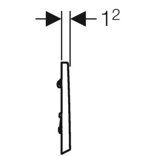 Geberit 241912111 Bolero BetPl. für UR-Strg.