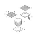 Geberit 359504001 Ensemble suppl&eacute;mentaire Pluvia pour pi&eacute;tons